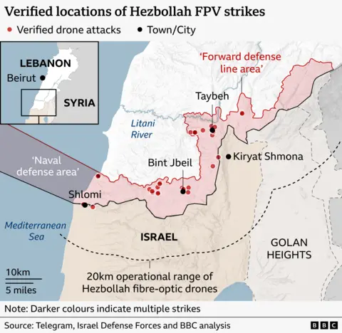 Hezbollah's Drone Warfare Strategy Evolves Amid Ongoing Conflict with Israel