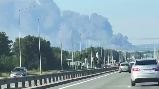 Ukraine claims strike on Russian refinery and Engels airfield