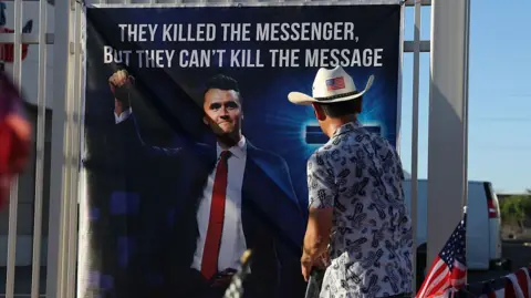 Americans Gather Amid Heightened Security for Charlie Kirk Memorial