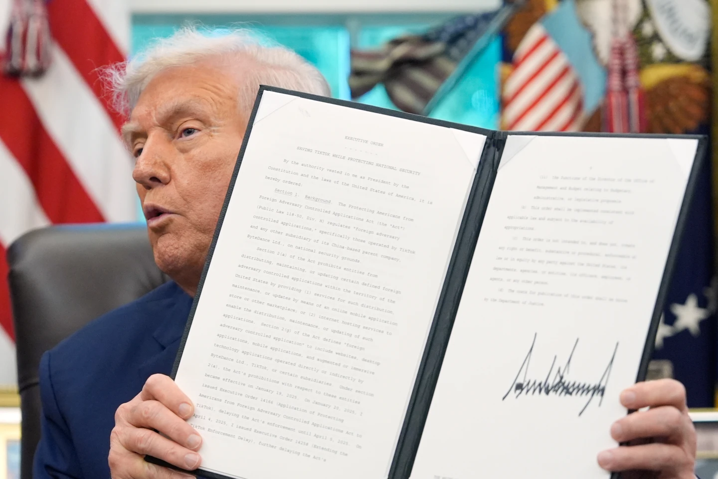 Trump Signs Executive Order to Keep TikTok Operating Amid Security Concerns