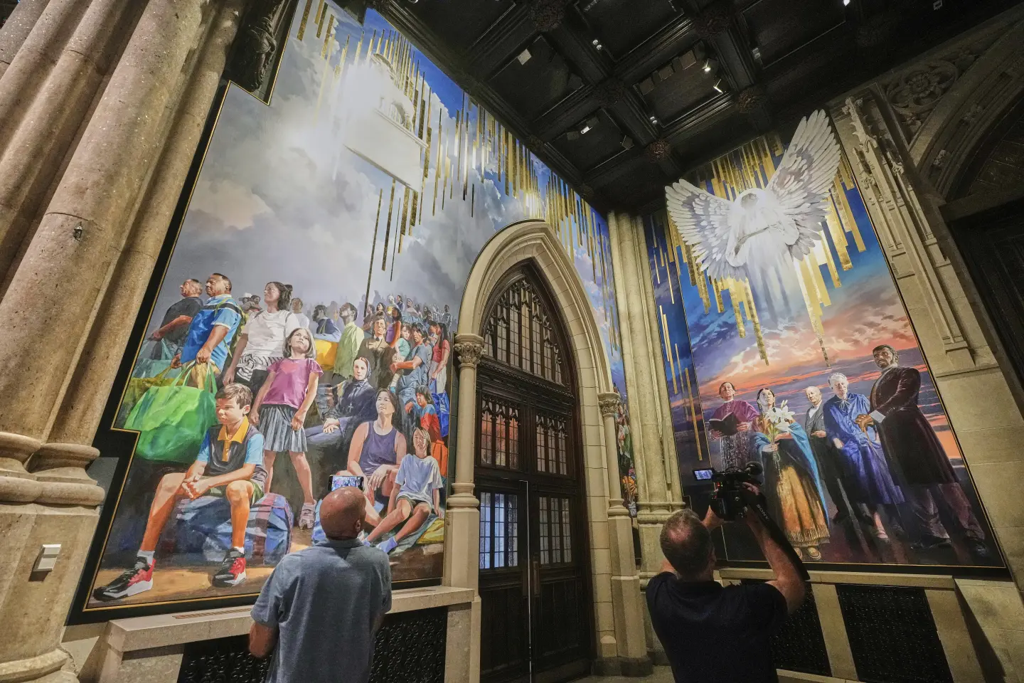 St. Patrick's Cathedral Unveils Mural Celebrating Immigrants