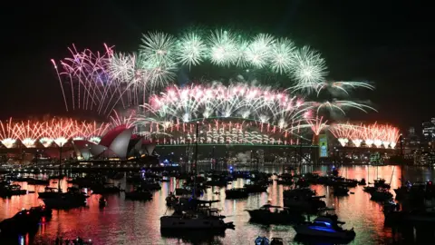 Around the World, New Year Celebrations Light Up the Night