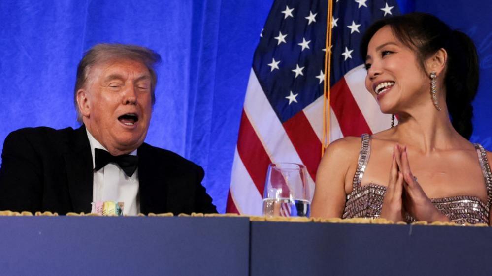 Trump Narrows Gap with the Press, Jokes About ’Fake News’ at White House Correspondents Dinner