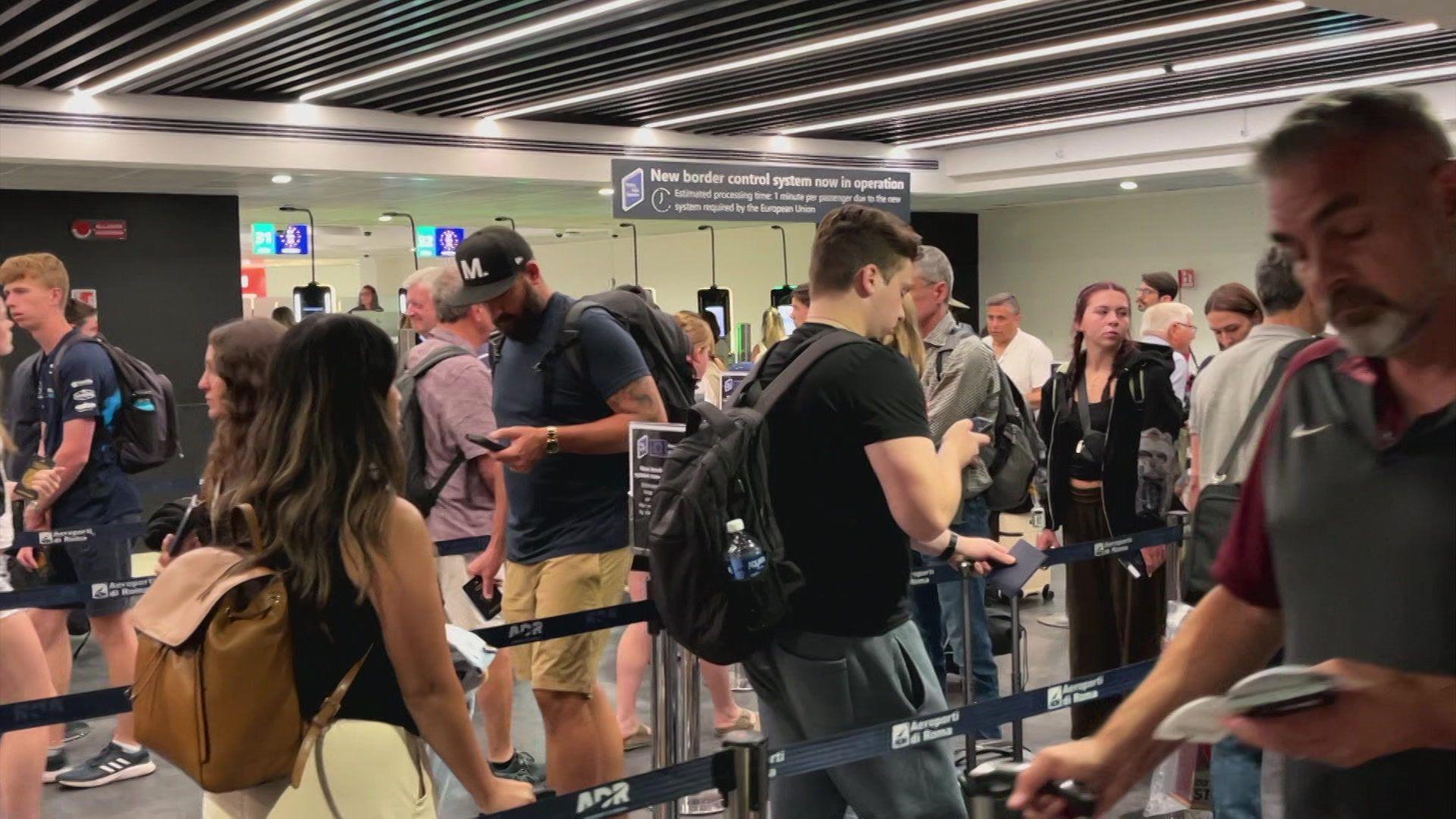 EU’s New Border System Triples UK Travel Check Times at Rome Airport