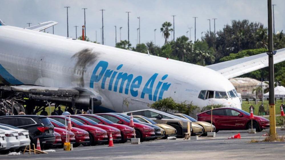Amazon Cargo Plane Overruns Miami Runway; Flight Records Recovered