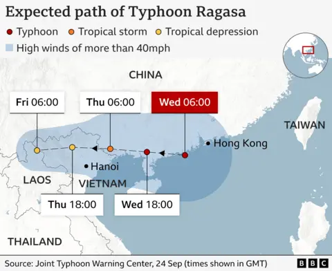 Typhoon Ragasa Hits China after Deadly Landfall in Taiwan