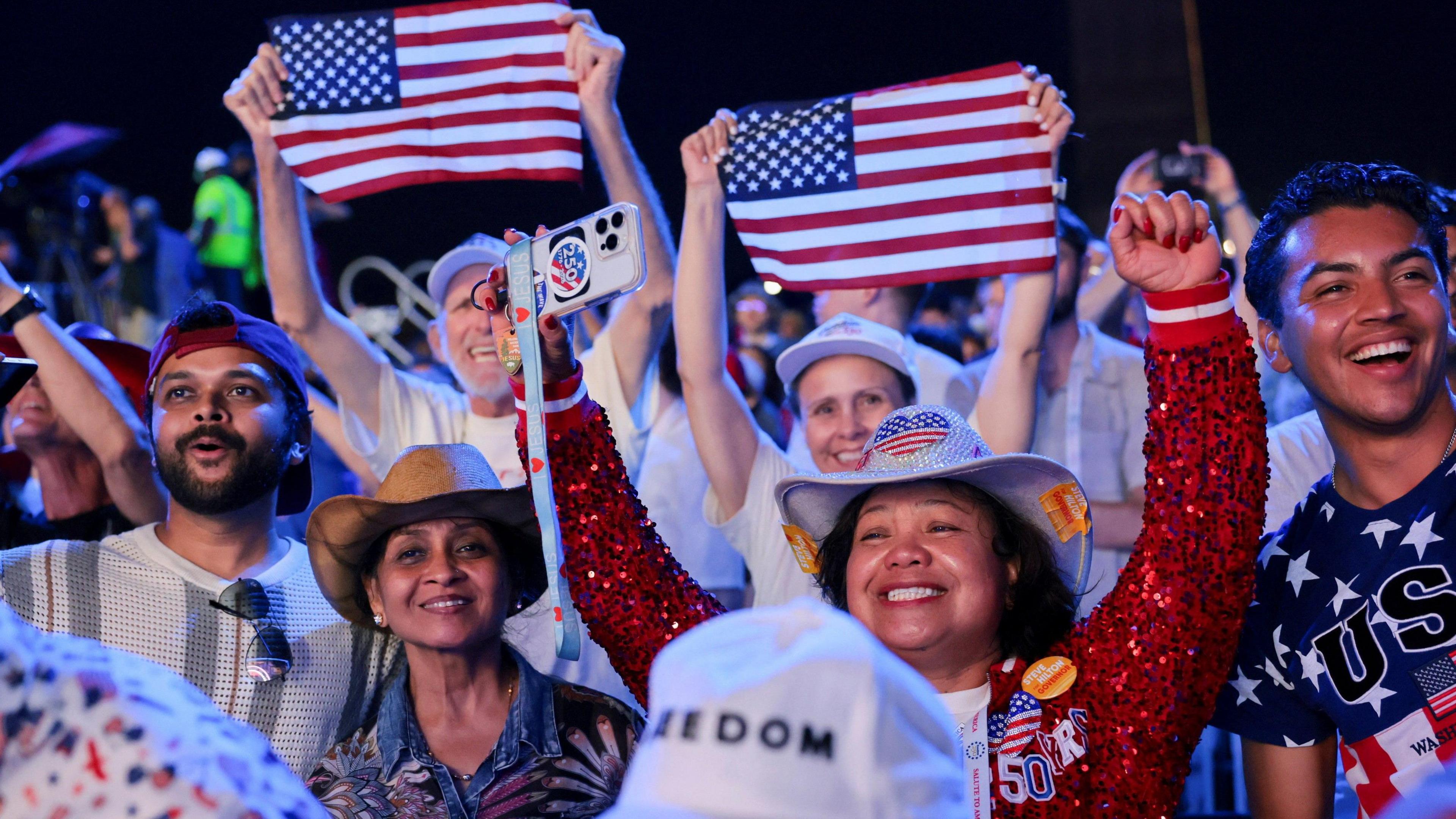 US Celebrates 250th Birthday Amid Fireworks, Flyovers and Extreme Weather
