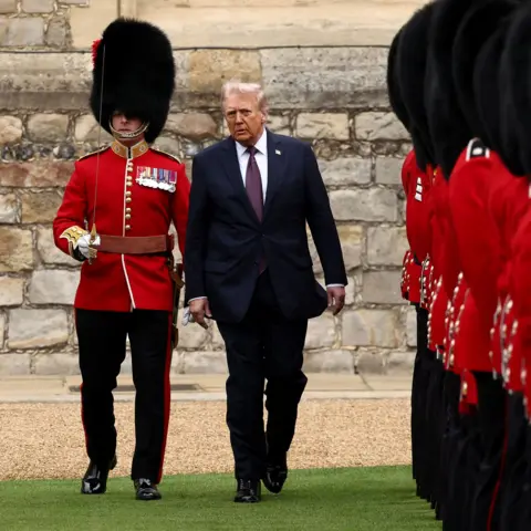 Trump and Melania Trump Greet British Royals on Second State Visit