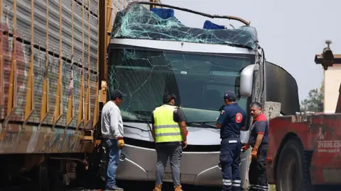 Tragic Train-Bus Collision in Central Mexico Claims at Least 10 Lives