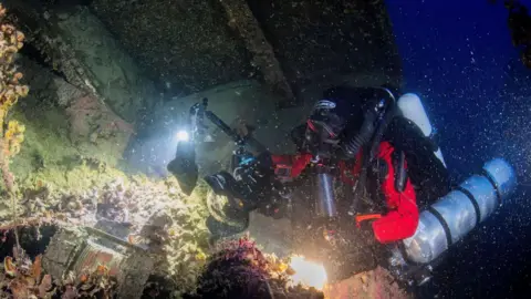Artefacts Recovered from Titanic's Sister Ship, the HMHS Britannic