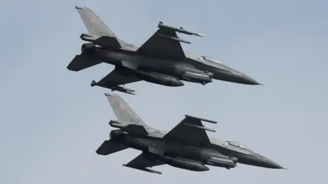 Escalating Tensions: Poland Scrambles Jets Amid Russian Attacks on Ukraine