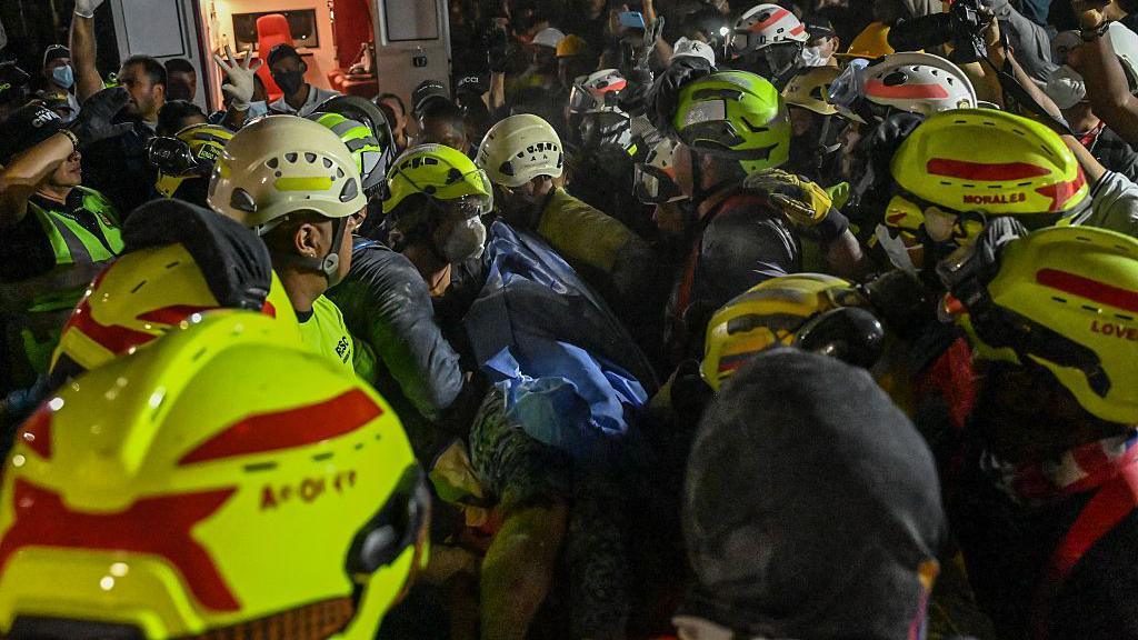 Woman Pulled Alive From Rubble 36 Hours After Colombia Earthquake