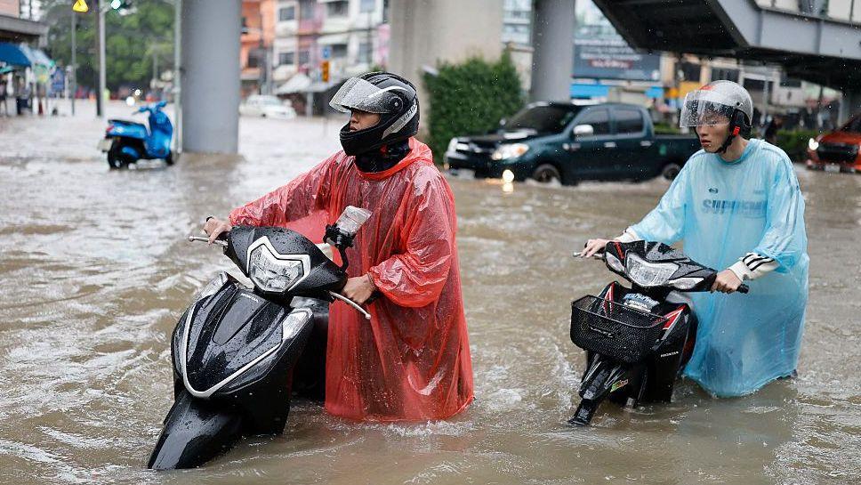 Bangkok Underwater: Flood Disaster Declared as Roads Submerge