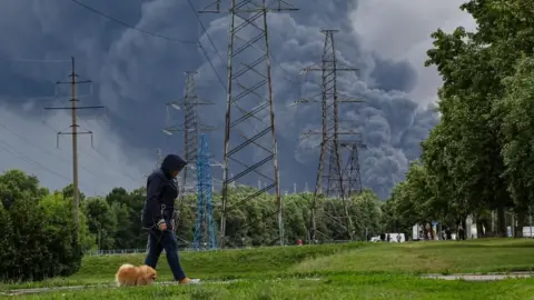 Moscow Turns Warzone as Ukrainian Drones Hit Oil Refinery