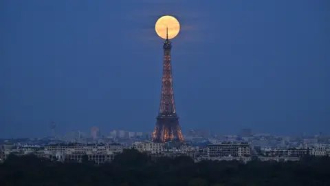 Global Skylines Transformed by Majestic Supermoon