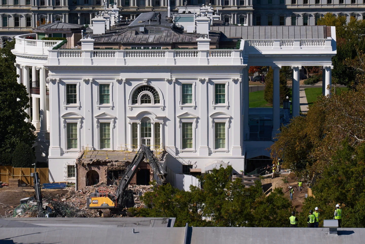 Controversy Erupts Over East Wing Demolition at the White House