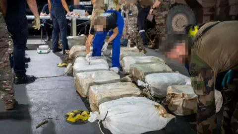 French Navy Captures Almost 10 Tonnes of Cocaine in Major Drug Bust