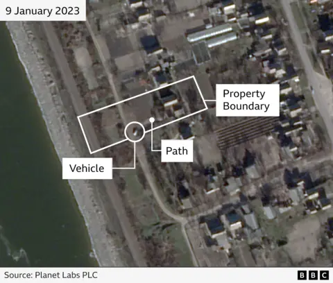 Satellite Images Suggest Russian Military Presence in Former Childhood Home